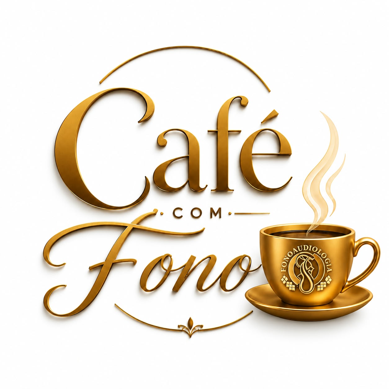 Logo Café com Fono